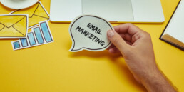 email marketing bubble sticker